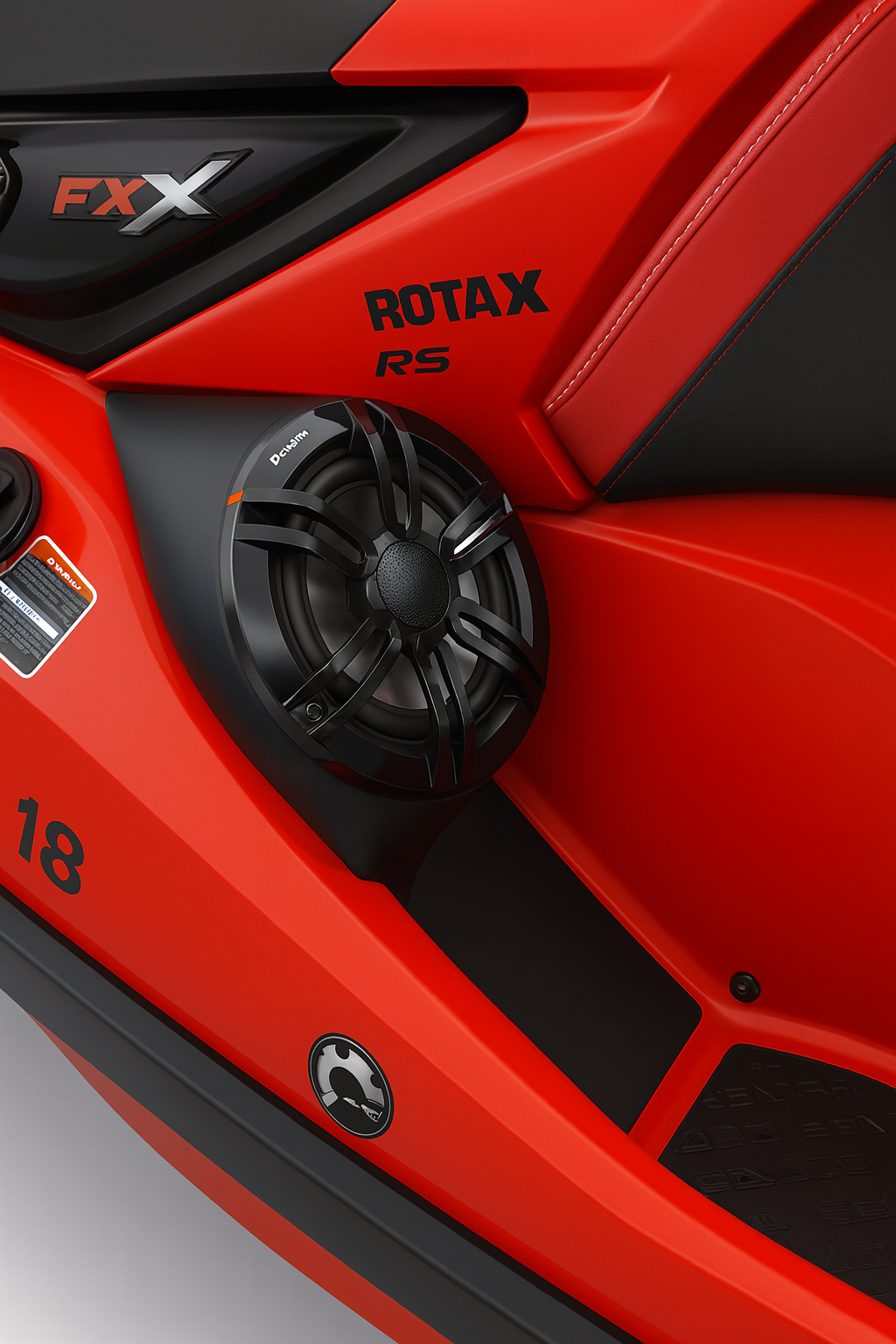 Boîtiers de haut-parleurs et de systèmes audio 6,5" pour Sea-Doo RXT GTX 2012-2019