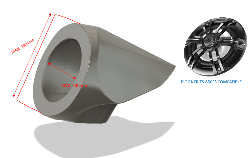 Caissons de haut-parleurs et systèmes audio Sea-Doo SPARK 6,5"
