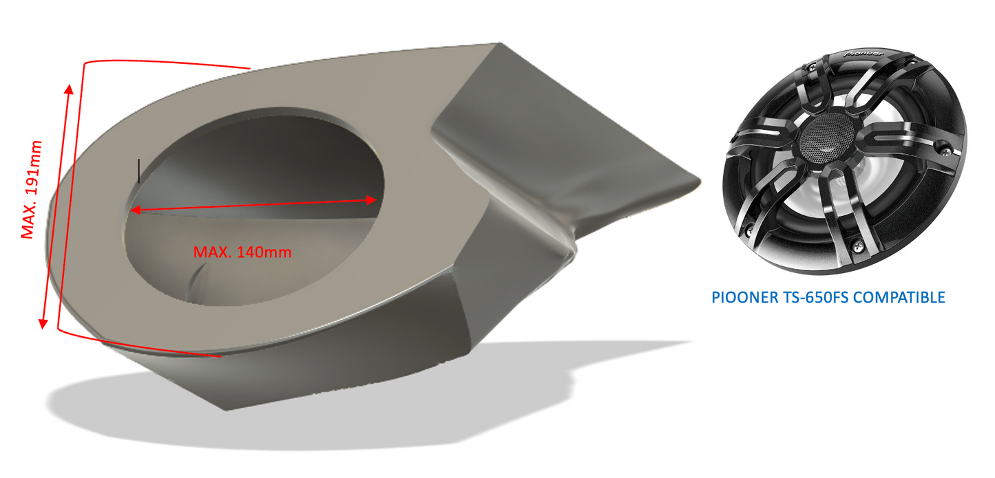 Boîtiers de haut-parleurs et de système audio Sea-Doo RXT 2007 6,5"