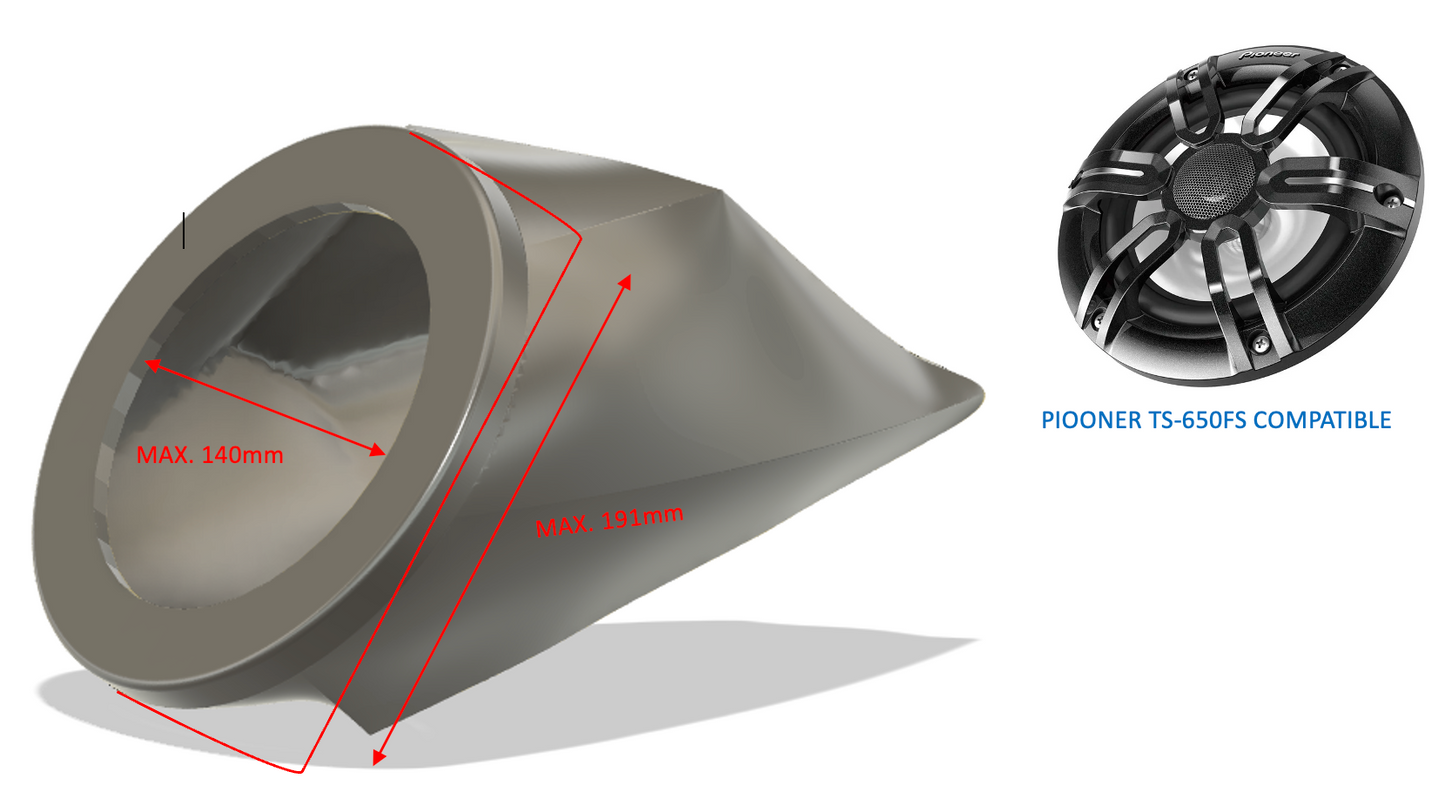 Caissons de haut-parleurs et systèmes audio 6,5" pour Sea-Doo GTR RXP 2014-2019