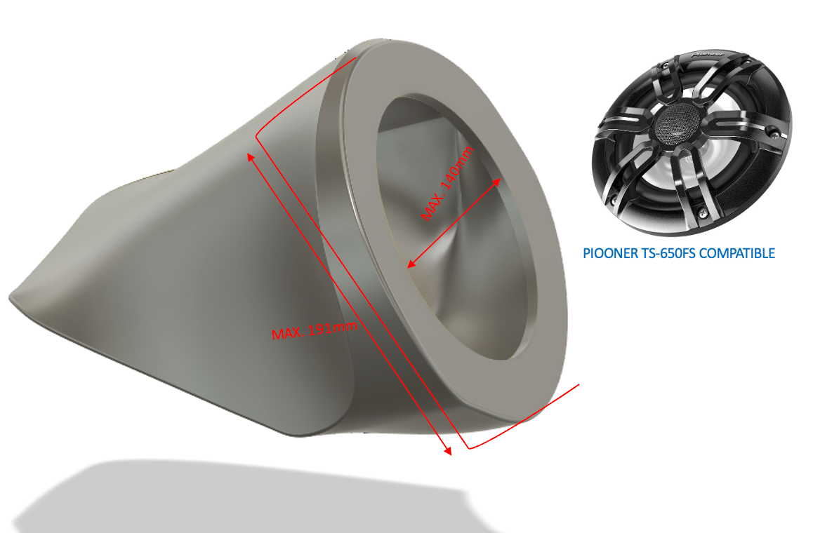 Enceintes et systèmes audio pour Yamaha FZR et FZS (2009)