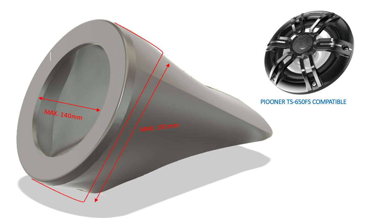 Boîtiers pour haut-parleurs et systèmes audio Yamaha GPR1200 (2000-2007)