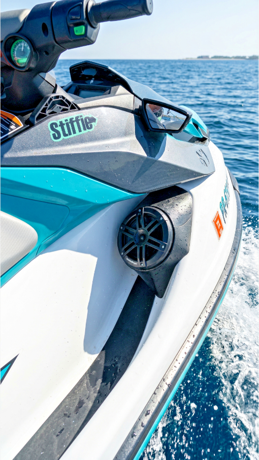 Caissons de haut-parleurs et systèmes audio 6,5" pour Sea-Doo GTI RXP 2021-2026